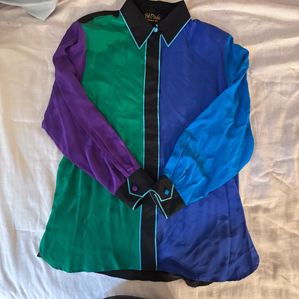 Bob Mackie Silk Blouse